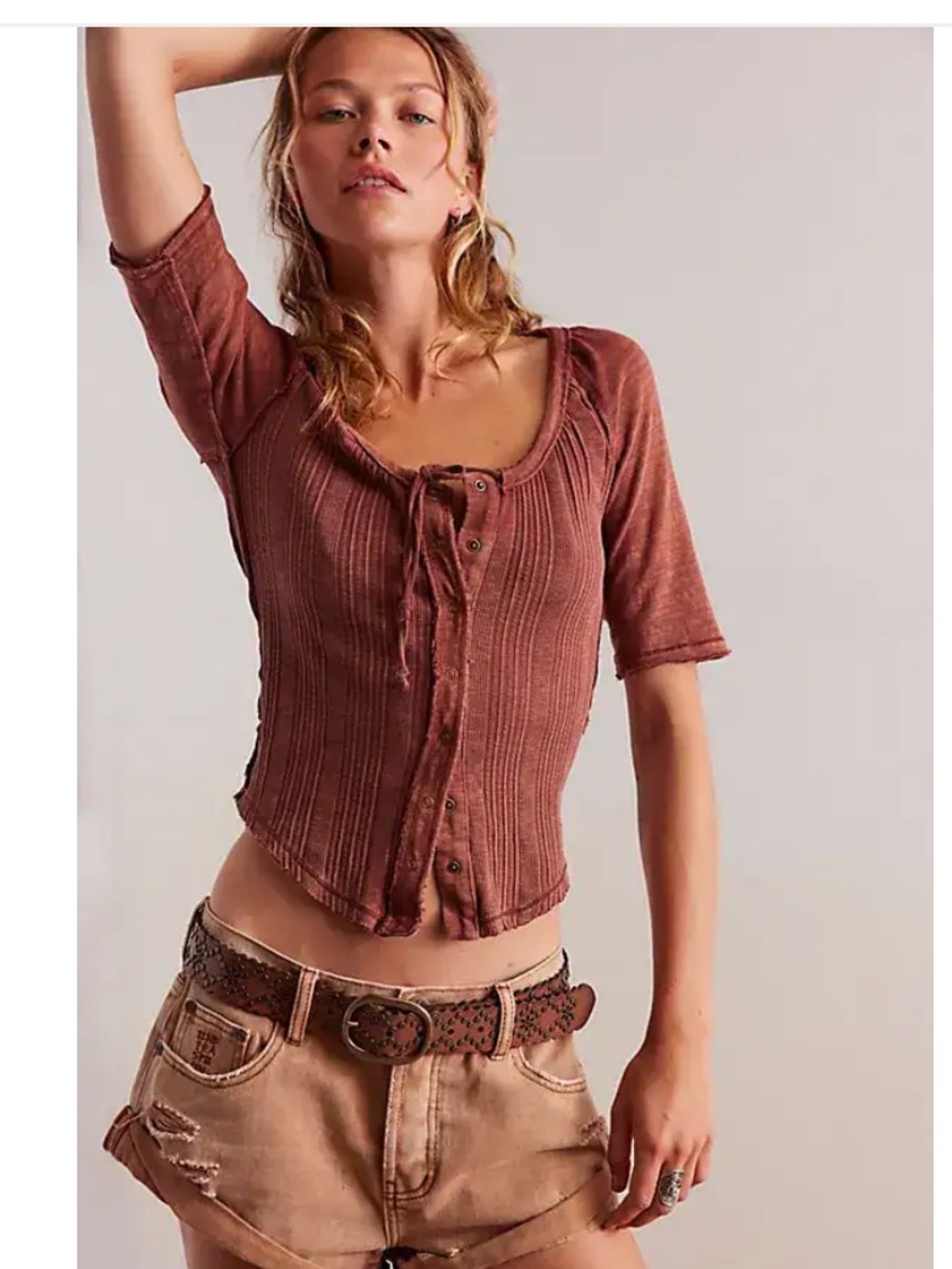 Free People Daisy Tee